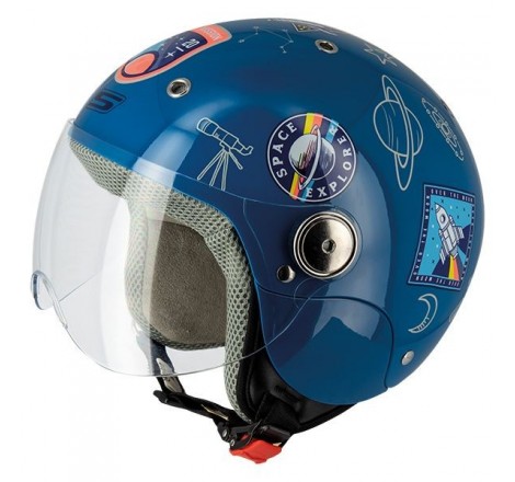 Jet Junior Space Bleu S Casco