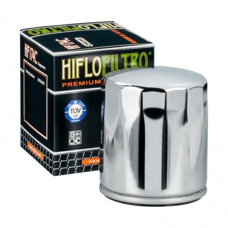 Filtro Olio H.D. V-ROAD CROMATO HF174C Hiflo