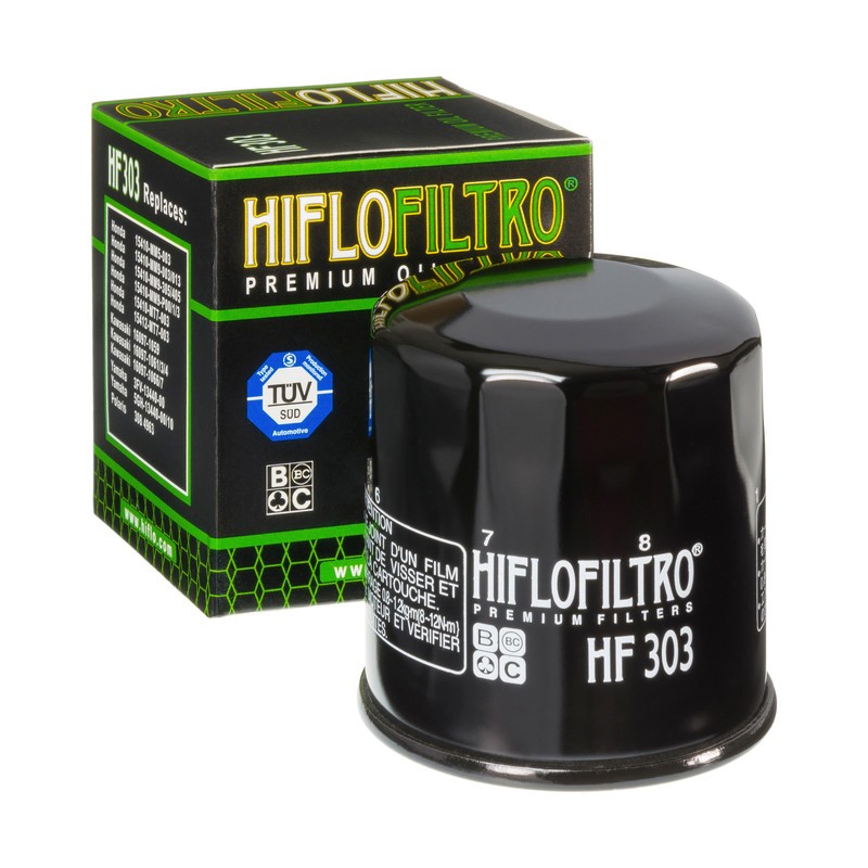 Filtro Olio HONDA CBR 600 -00 TRANSALP 600 NERO HF303 Hiflo