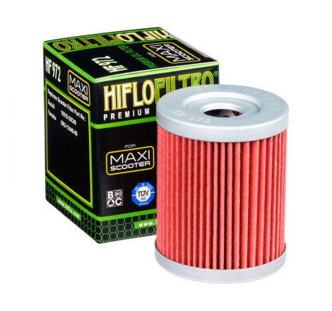 Filtro Olio X-MAX 400 /BURGMAN 400 I SERIE  +PREMIUM SCOOTER+ HF972 Hiflo