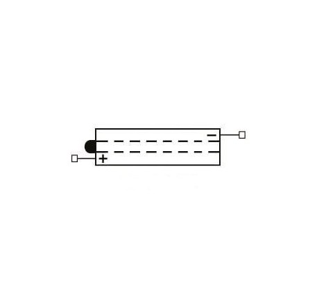 Batteria 6N2-2A-4 con manutenzione senza acido