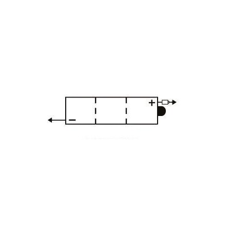 Batteria 6N4-2A-7 con manutenzione senza acido