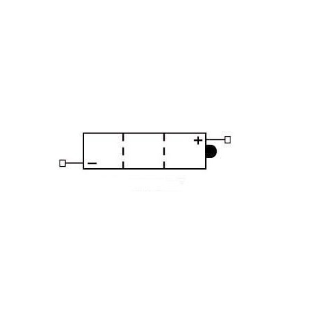 Batteria 6N4B-2A con manutenzione senza acido