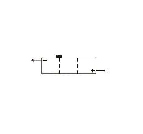 Batteria 6N6-1D-2 con manutenzione senza acido