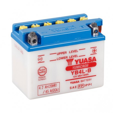 Batteria YB4L-B con manutenzione con pacco acido