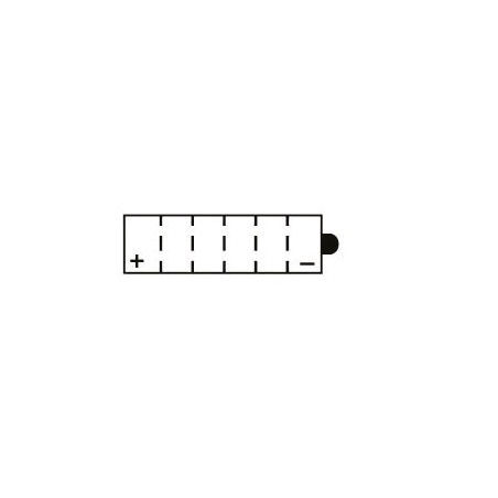 Batteria YB9-B con manutenzione con pacco acido