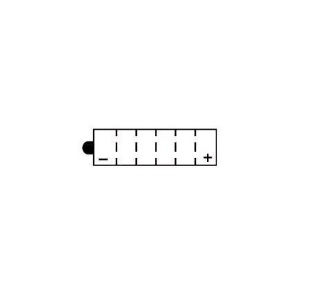 Batteria 12N14-3A con manutenzione senza acido