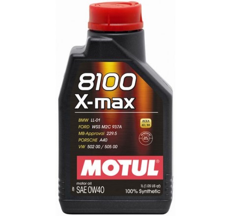 8100 X-max 0W40 1L Olio Motore - Auto Motul