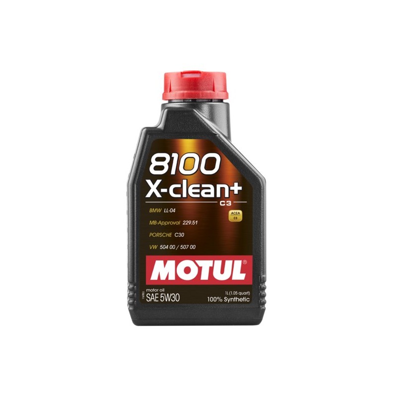 8100 X-clean+ 5W30 1L Olio Motore - Auto Motul