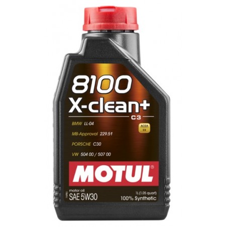 8100 X-clean+ 5W30 1L Olio Motore - Auto Motul