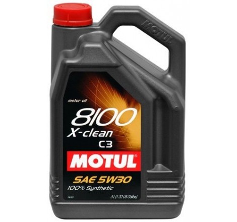 8100 X-clean+ 5W30 5L Olio Motore - Auto Motul