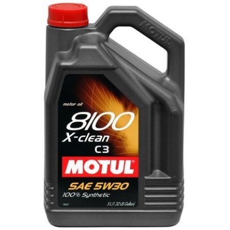 8100 X-clean+ 5W30 5L Olio Motore - Auto Motul