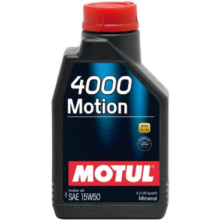 4000 Motion 15W50 1L Olio Motore - Auto Motul