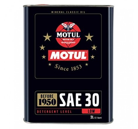 SAE 30 2L Olio Motore - Auto storiche Motul