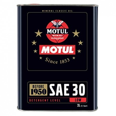 SAE 30 2L Olio Motore - Auto storiche Motul