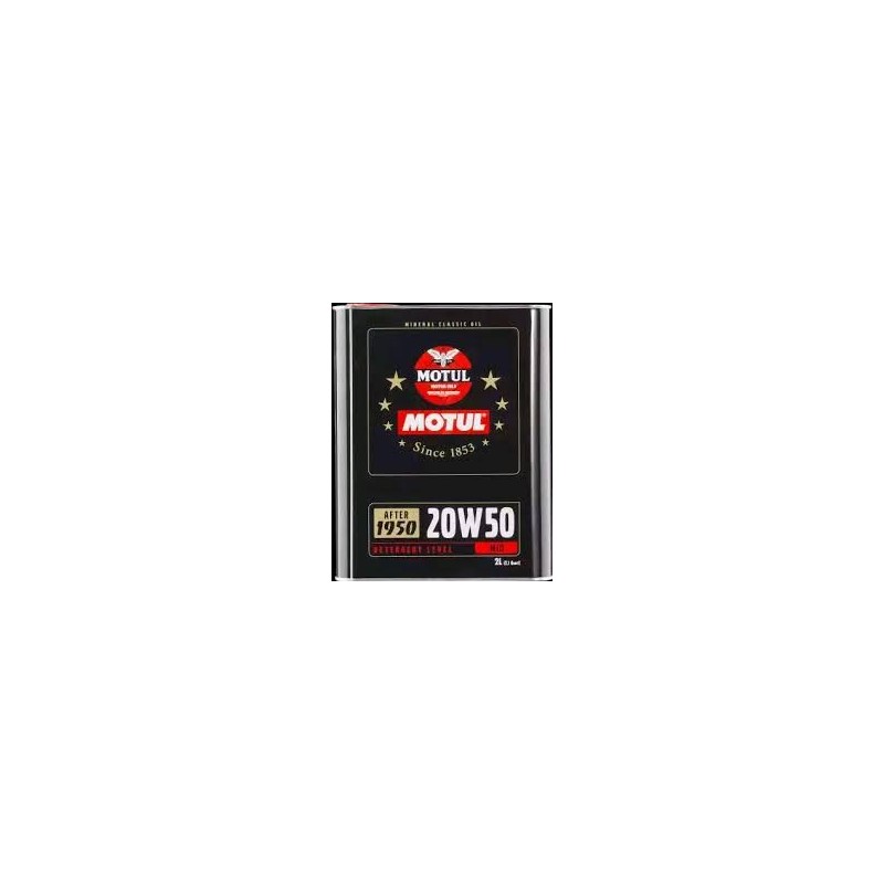 20W50 2L Olio Motore - Auto storiche Motul