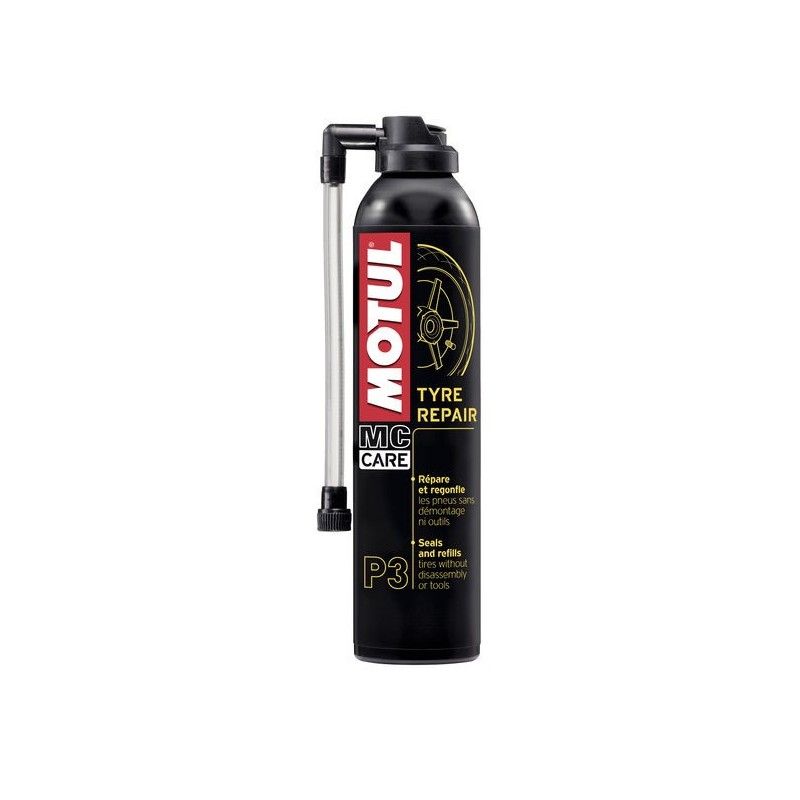 P3-Tyre Repair 0.300L aerosol Pulizia parti meccaniche Motul