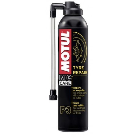 P3-Tyre Repair 0.300L aerosol Pulizia parti meccaniche Motul