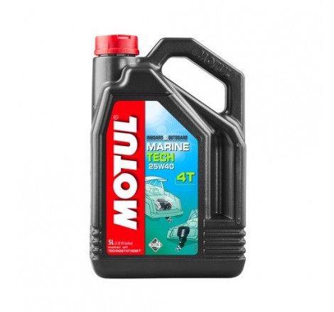 Marine Tech 4T 25W40 5L Olio Motore 4T - Nautica Motul