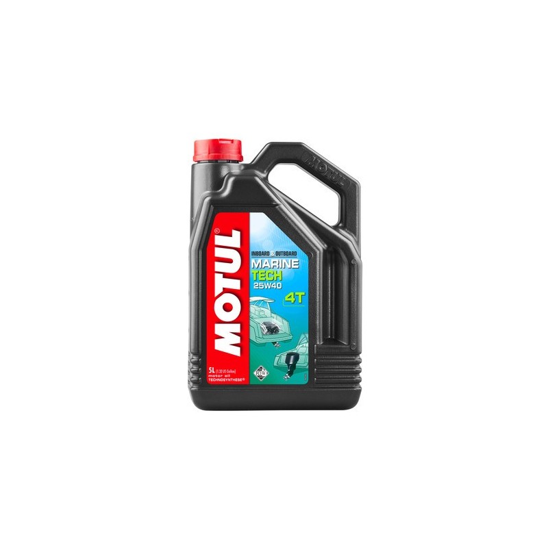 Marine Tech 4T 25W40 5L Olio Motore 4T - Nautica Motul