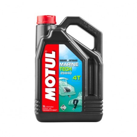 Marine Tech 4T 25W40 5L Olio Motore 4T - Nautica Motul