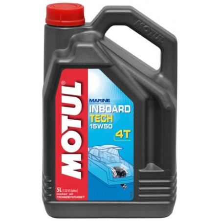 Inboard Tech 4T 15W50 5L Olio Motore 4T - Nautica Motul