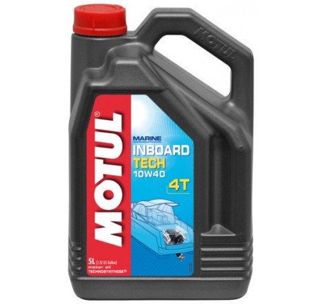 Inboard Tech 4T 10W40 5L Olio Motore 4T - Nautica Motul