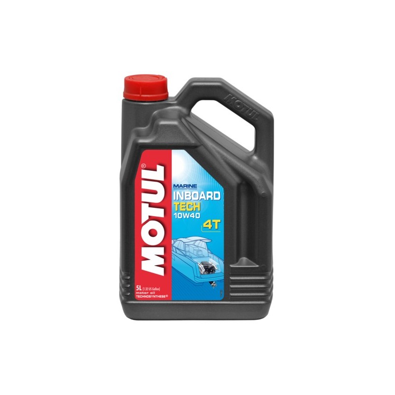 Inboard Tech 4T 10W40 5L Olio Motore 4T - Nautica Motul