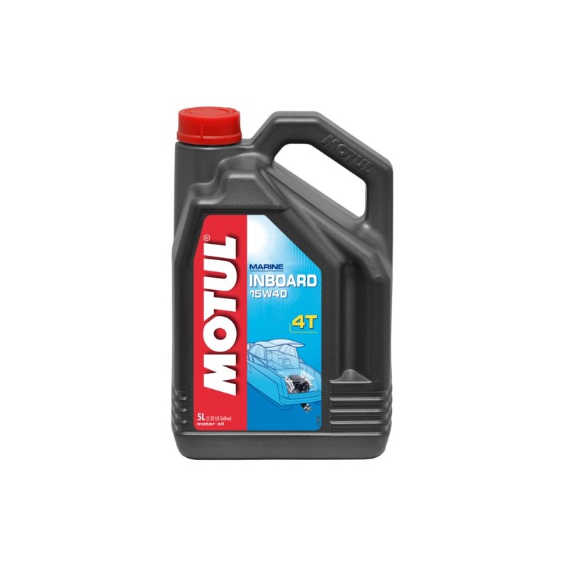 Inboard 4T 15W40 5L Olio Motore 4T - Nautica Motul