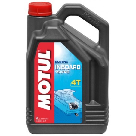 Inboard 4T 15W40 5L Olio Motore 4T - Nautica Motul