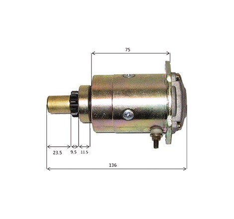 Motorino Avviamento APE-PK PIAGGIO APE VESPA