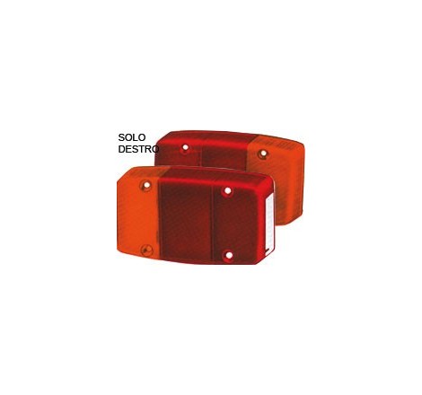 Corpo luminoso LENTE  PIAGGIO APE 125 150 175 250 350 400 450 500 550 64 DX