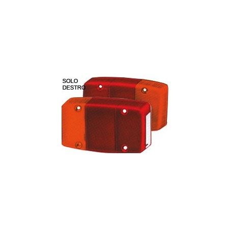 Corpo luminoso LENTE  PIAGGIO APE 125 150 175 250 350 400 450 500 550 64 DX