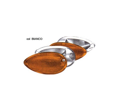 Frecce coppia Piaggio Liberty 125 150 50 4T BIANCHE