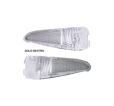 Corpo luminoso LENTE DX Gilera Runner 125 FX VX FXR 180 VXR 50 POGGIALI BIANCO