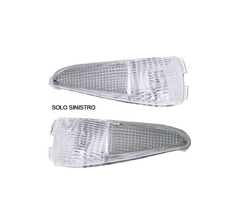 Corpo luminoso LENTE SX Gilera Runner 125 FX VX FXR 180 VXR 50 POGGIALI BIANCO