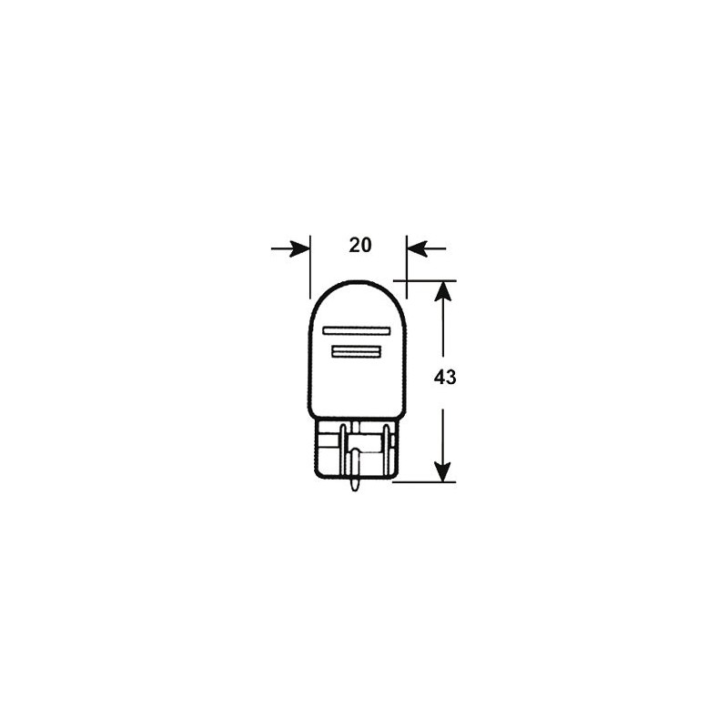 Lampada Lampadina 12v 5/21w W3x16q