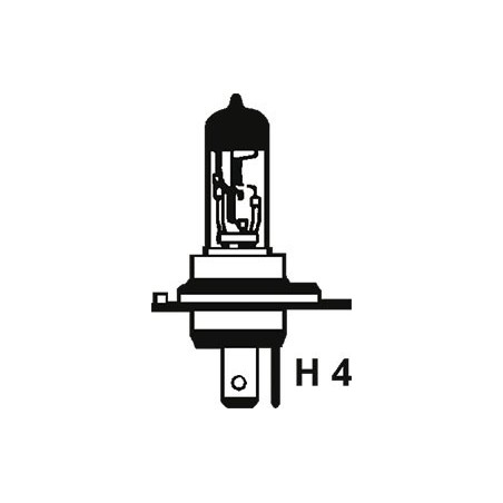 Lampada Lampadina 12v 35/35w P43t HALOGEN H4 ALOGENA