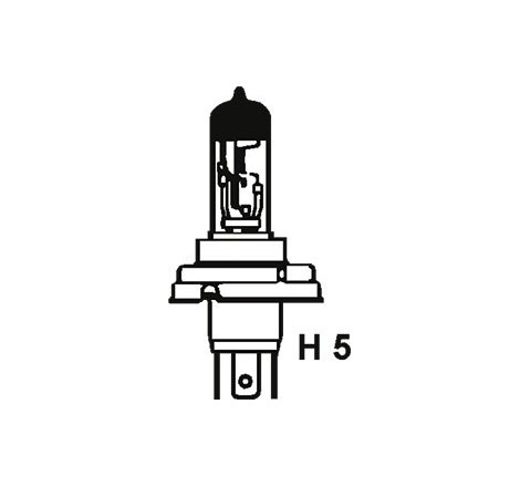 Lampada Lampadina 12v 60/55w P45t ALOGENA H5