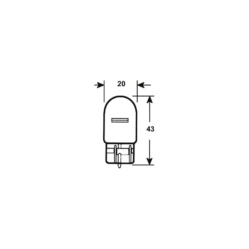 Lampada Lampadina 12v 21w W3x16d "HELLA"