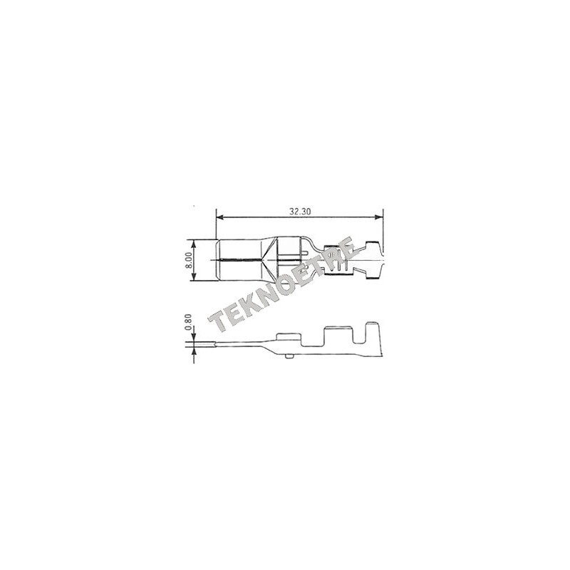 TERMINALE ELETTRICO 100 pz