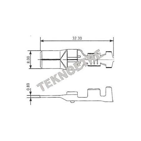 TERMINALE ELETTRICO 100 pz