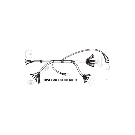 CABLAGGIO WIRING KABELBAUM EQUIPO DE ALAMBRE PIAGGIO VESPA 125 PRIMAVERA VMA1T