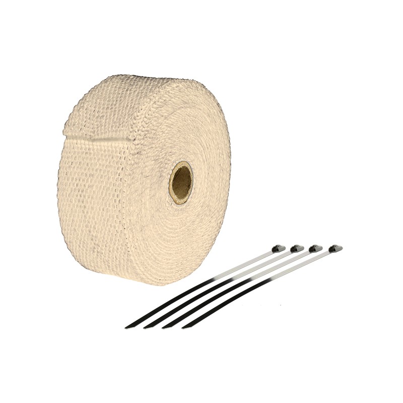 Banda Termica 10M Colore Beige+4 fascette Larghezza: 50mm - Spess: 1,5