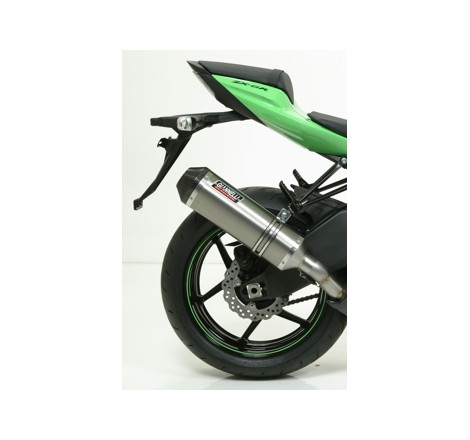 Scarico ZX6R 2009/2010 Linea Completa Silenziatore Titanio Terminale Carbonio Omologato CAP 9