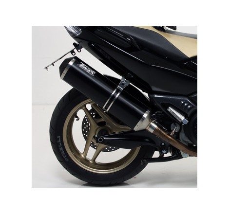 Scarico T-MAX 2008 Linea Completa Ipersport Silenziatore All Black Line Terminale Nero