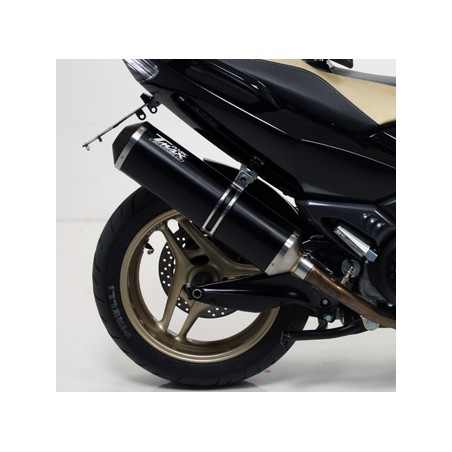 Scarico T-MAX 2008 Linea Completa Ipersport Silenziatore All Black Line Terminale Nero