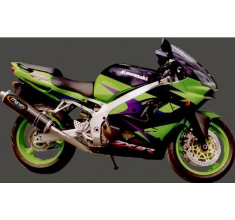 Silenziatore Superline ZX-7R 1996/2001 Big Ovale Carbonio Omologato