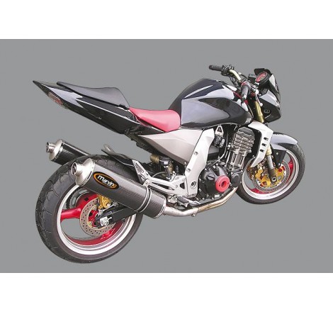 Silenziatore Superline Z 1000 2003/2005 Big Ovale Carbonio Omologati - Venduti a Coppia