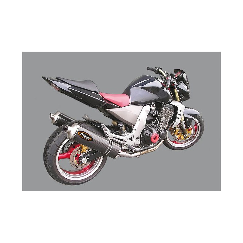 Silenziatore Superline Z 1000 2003/2005 Big Ovale Carbonio Omologati - Venduti a Coppia